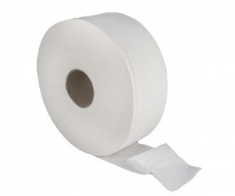 2 Ply White Jumbo Toilet Roll 3"Core