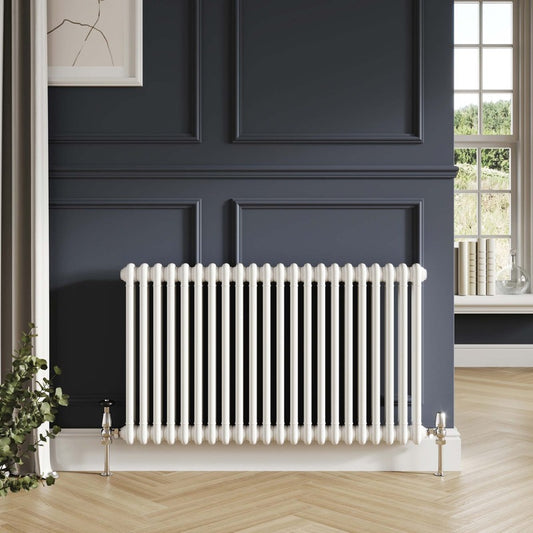 2 Column Horizontal Designer Radiator 
White