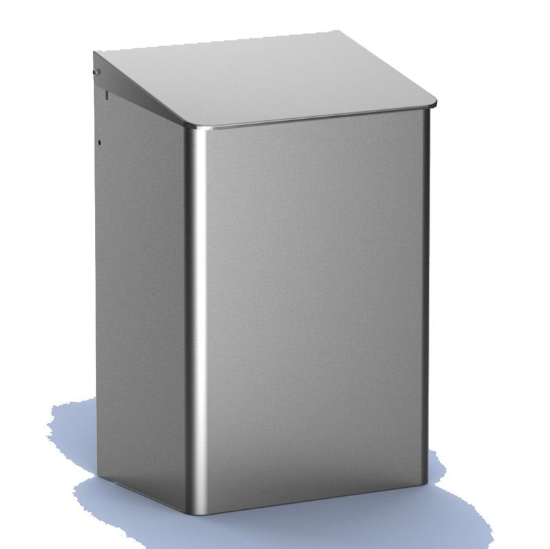 MediQo 15 Litre Stainless Steel Waste Bin, 8230MQ