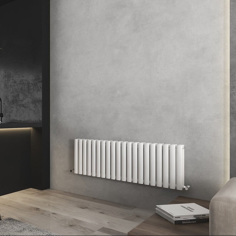 Nirvana Designer Shorter Height Horizontal Radiator
White
Angled