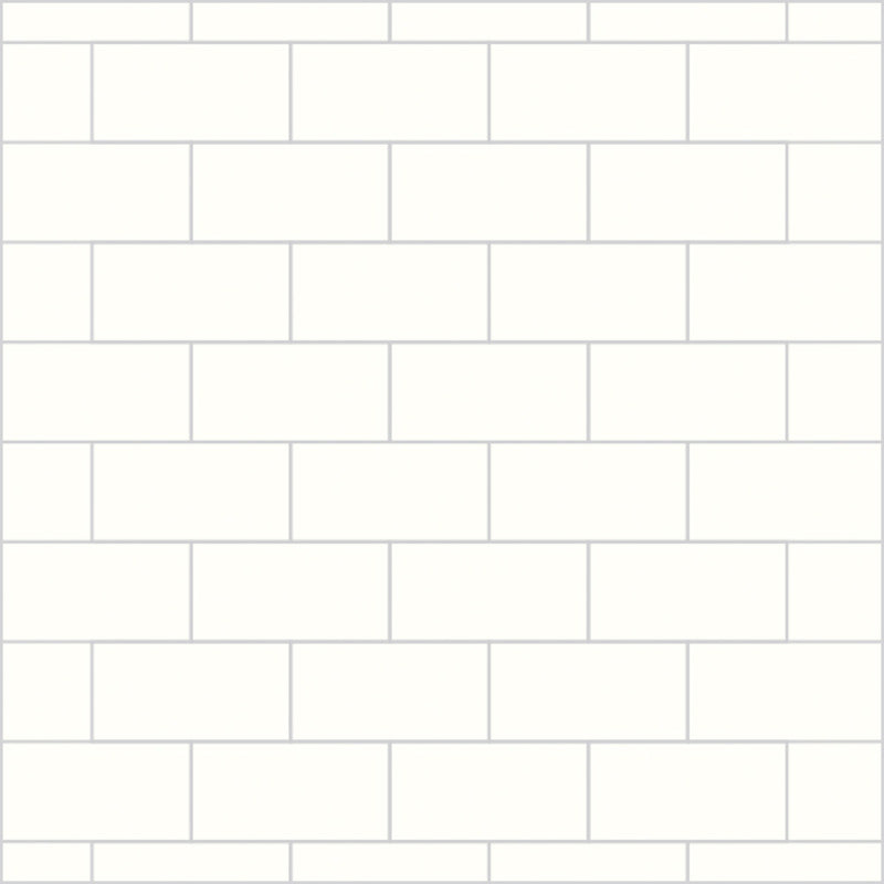 Multipanel Alpine White Metro Tile Effect Shower Panels