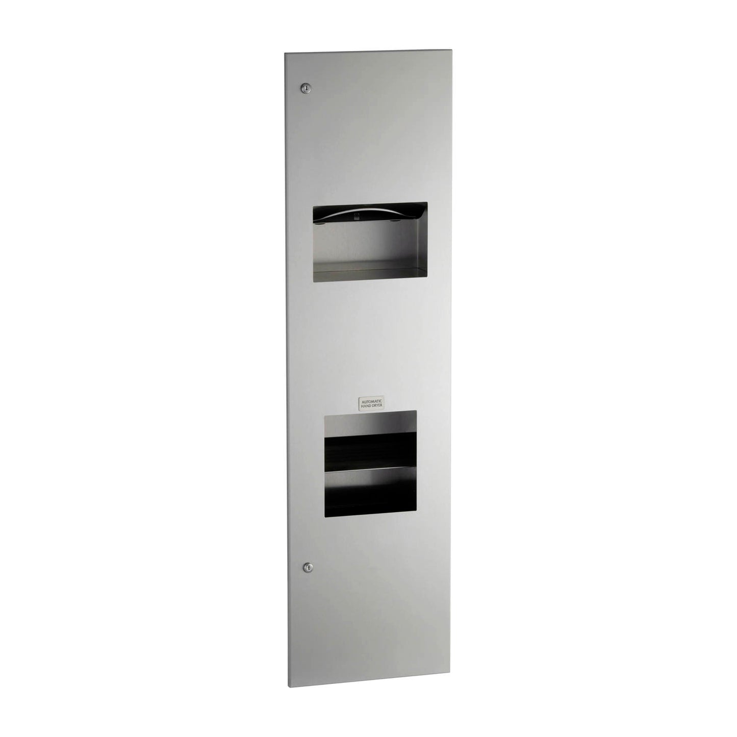 Trimline Recessed Paper Towel Dispenser, Hand Dryer & Waste Bin