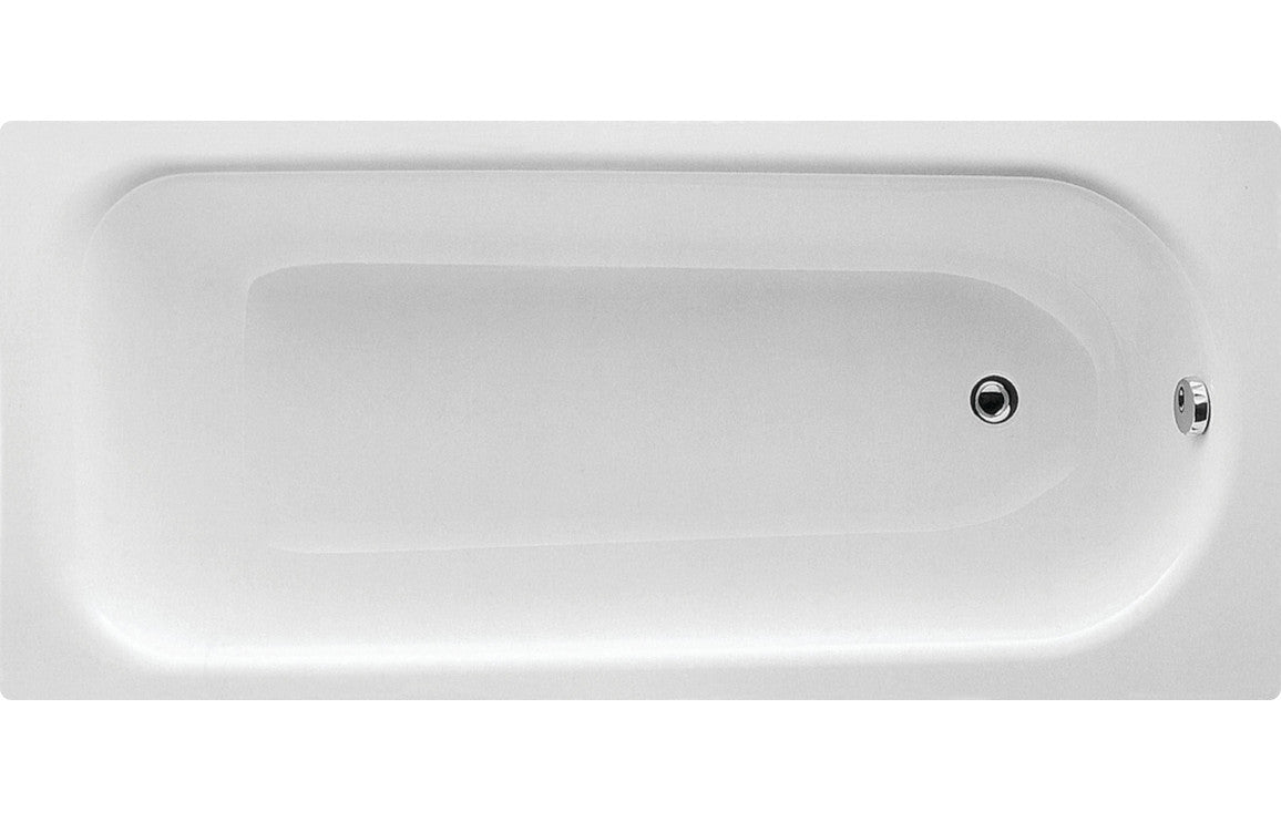 Sedna Steel Single End 1600x700x500mm 2TH Bath w/Legs