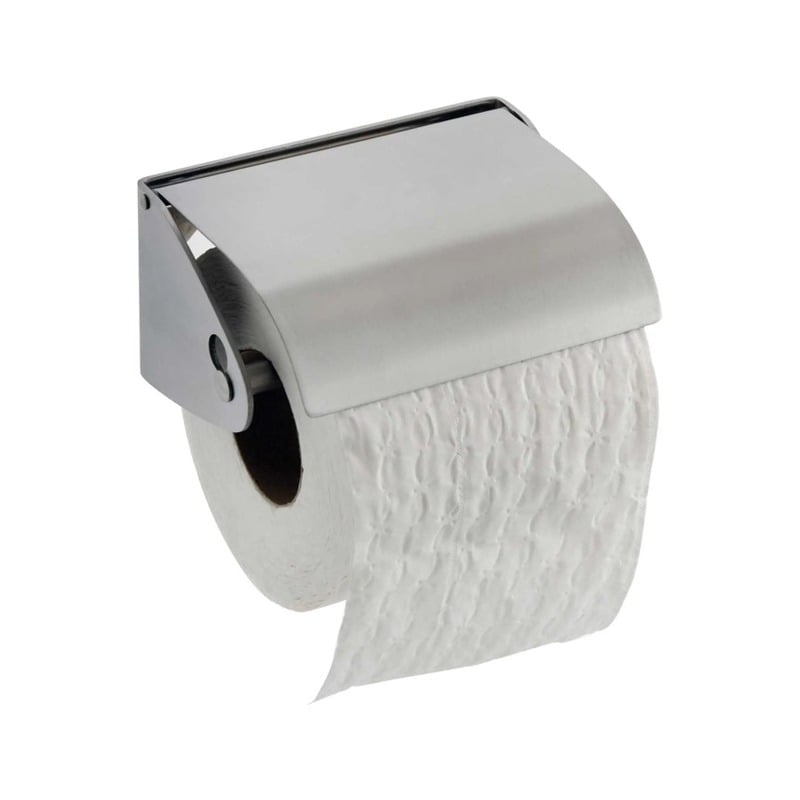 Dolphin Single Stainless Steel Toilet Roll Holder