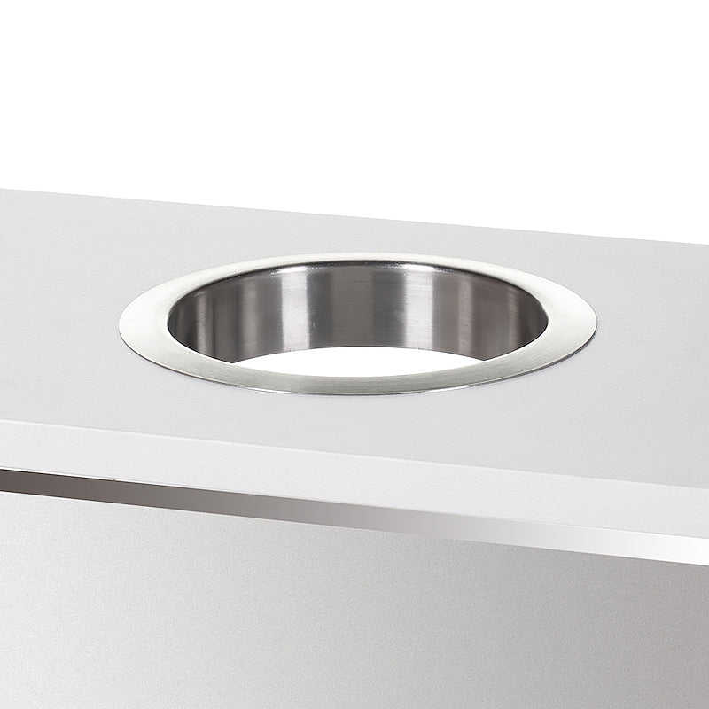 Work Top Counter Mounted Circular Waste Chute 200mm