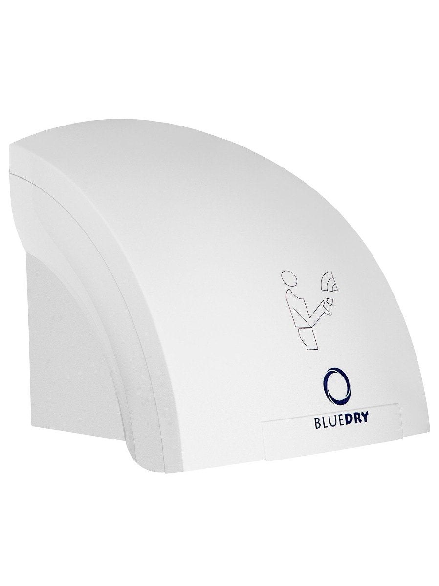 Blue Dry Junior Hand Dryer In White