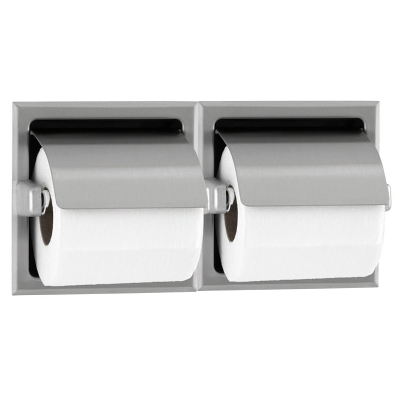 Bobrick Dual Roll Toilet Roll Dispenser Satin, B-6997