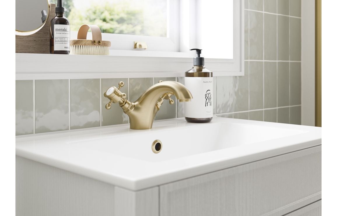 Arpina Bath/Shower Mixer & Shower Kit - Brushed Brass