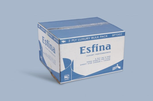 2 Ply White Esfina Bulk Pack Tissues