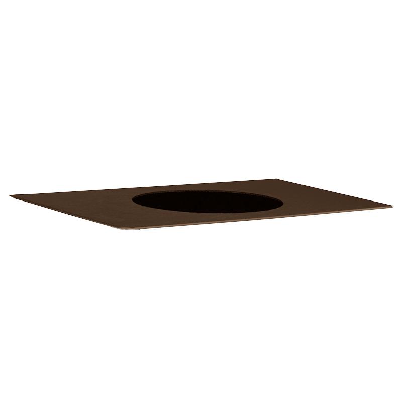 One Bronze Lid for 31 Litre Waste Bin, BR-201
