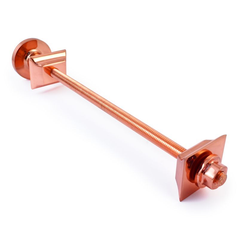 DQ Luxury Radiator Wall Stay Polished Copper