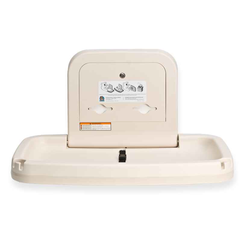 Horizontal Baby Change Station - Cream open