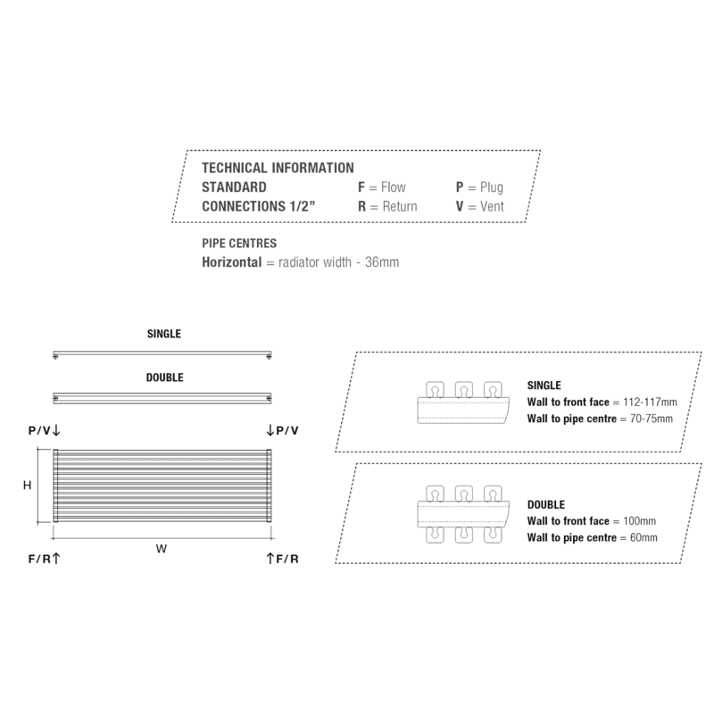 Qbic Horizontal Single Panel Radiator
technical