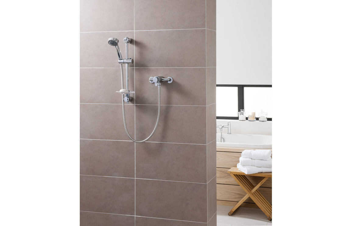 Triton Dene Concentric Thermostatic Mixer - Chrome