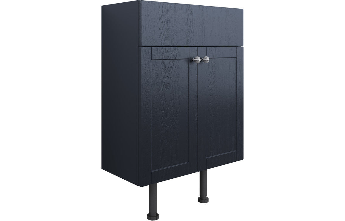 Badar 500mm 2 Door Basin Unit - Indigo Ash