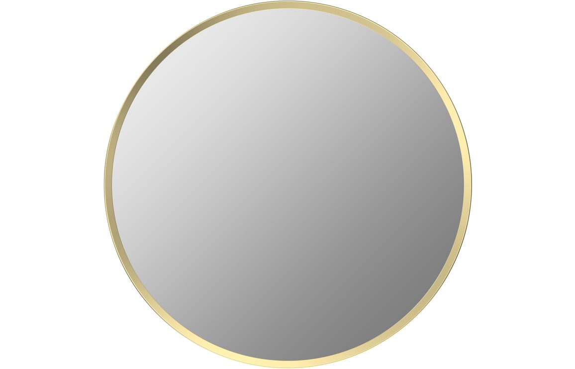 Karin 500mm Round Mirror - Brushed Brass