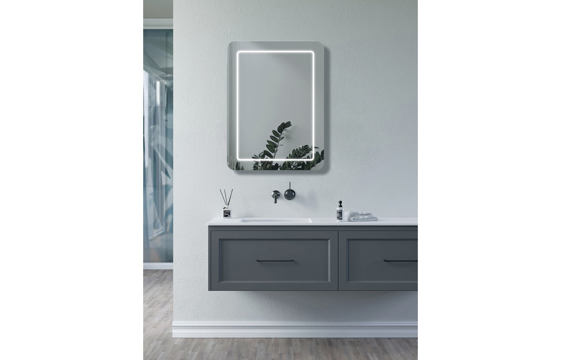Neso 500x700mm Rectangle Front-Lit LED Mirror
