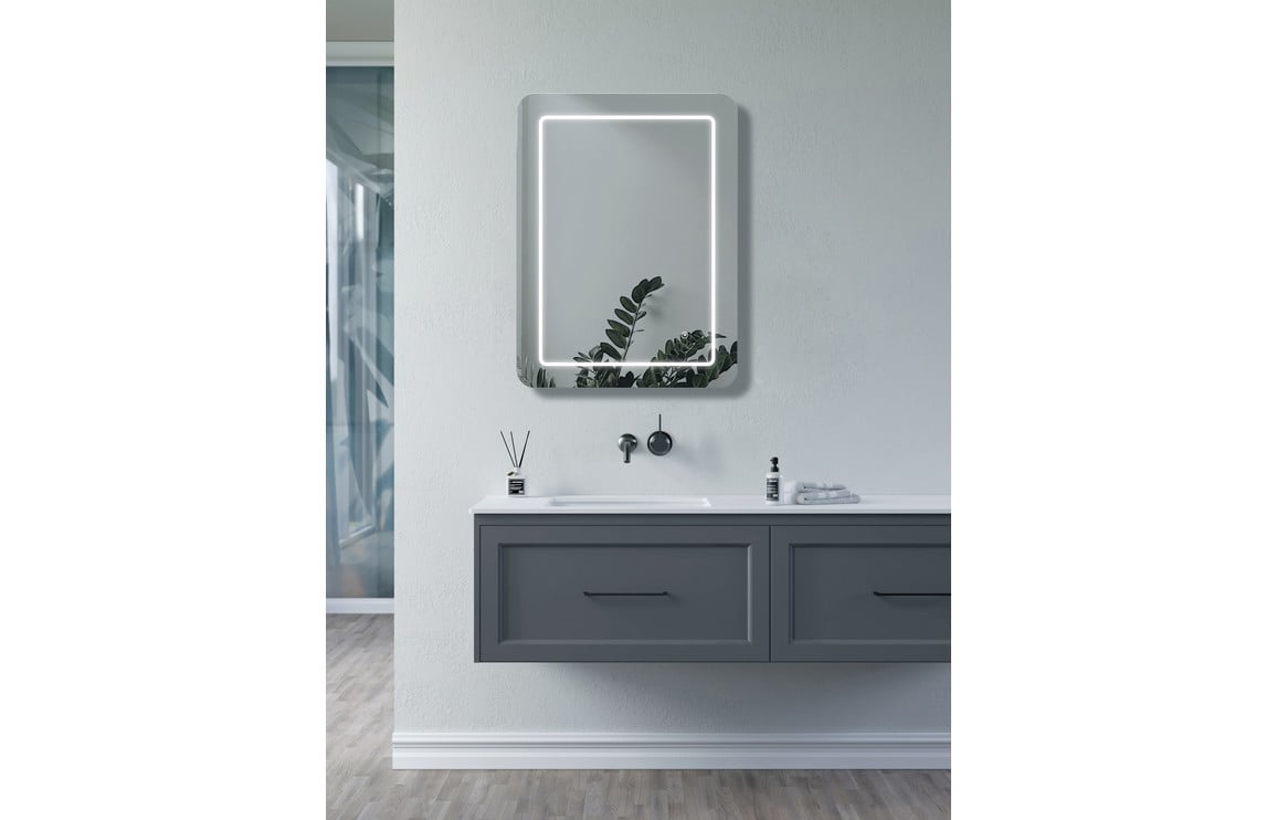 Neso 600x800mm Rectangle Front-Lit LED Mirror