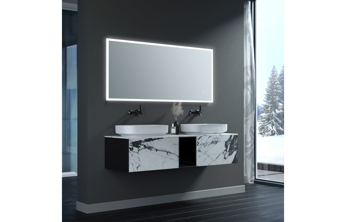 Svetlana 600x1200mm Rectangle Surround-Lit LED Mirror