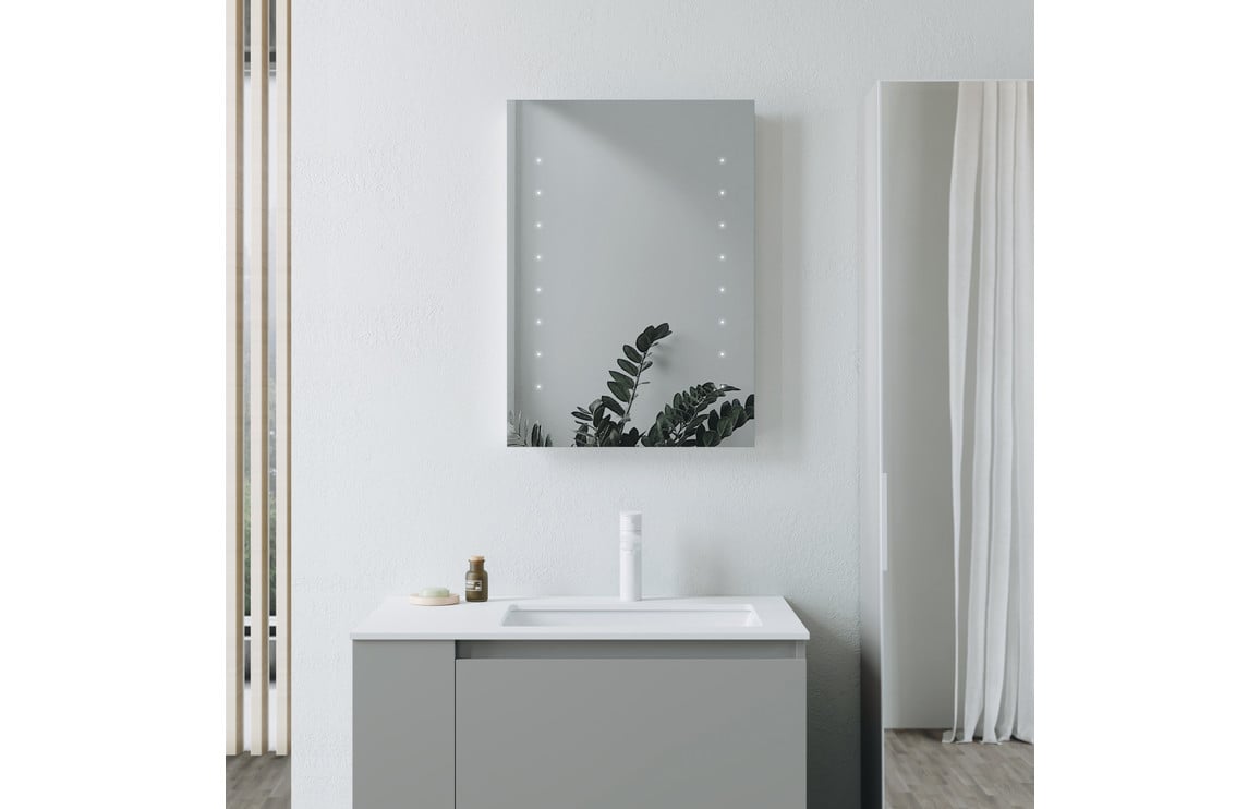 Nareid 600x800mm Rectangle Battery-Operated LED Mirror