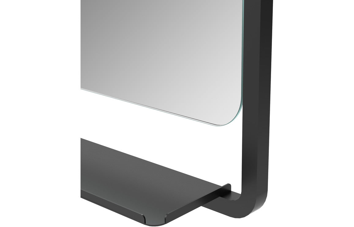 Sasi 500mm Rectangle Mirror w/Shelf