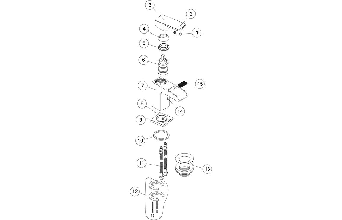 Pavo Bath/Shower Mixer - Chrome