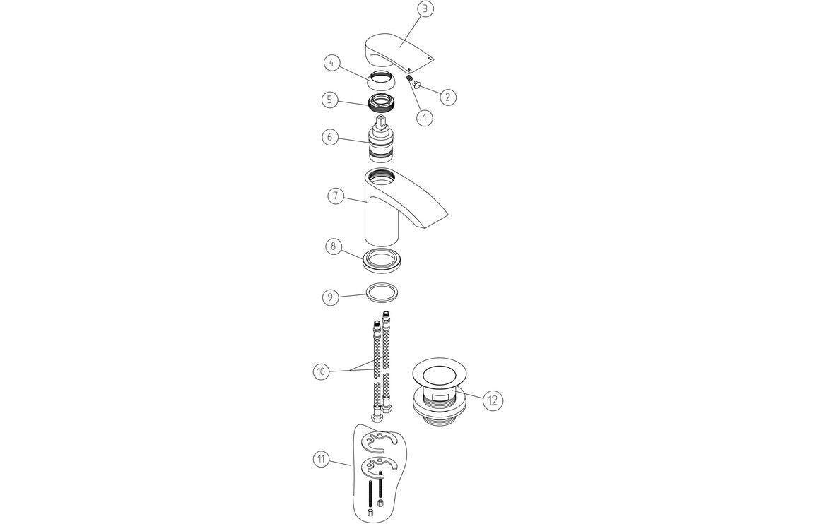 Aysun Bath/Shower Mixer - Chrome