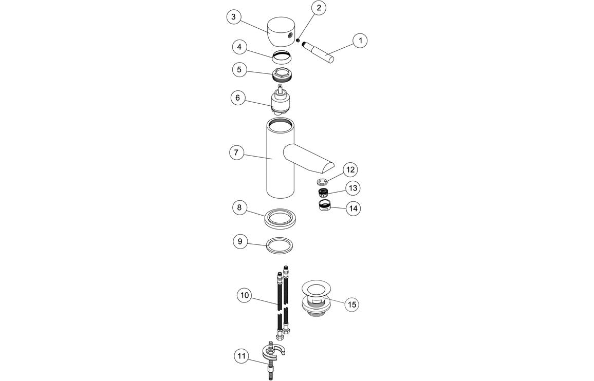 Adhara Bath/Shower Mixer - Chrome