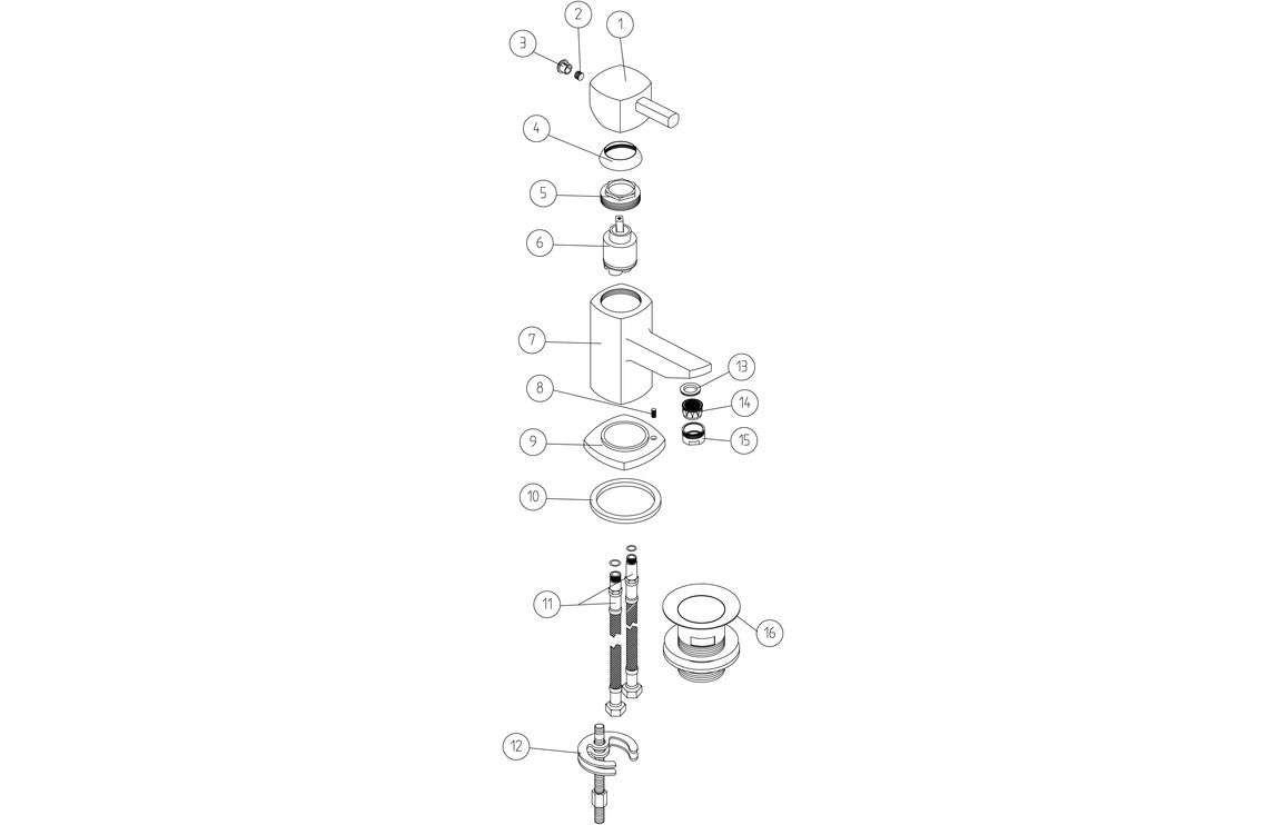 Hubble Low Pressure Bath/Shower Mixer - Chrome