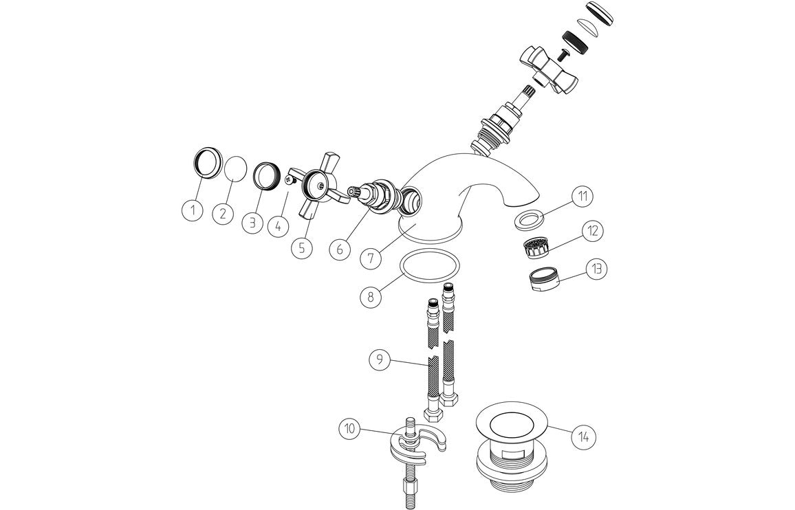 Amaris Bath/Shower Mixer - Chrome