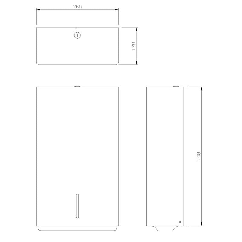 Dolphin Prestige Paper Towel Dispenser
TECHNICAL