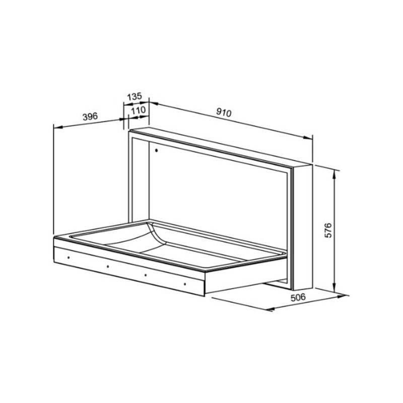 Dolphin Horizontal Baby Changing Unit – Surface Mounted
technical
