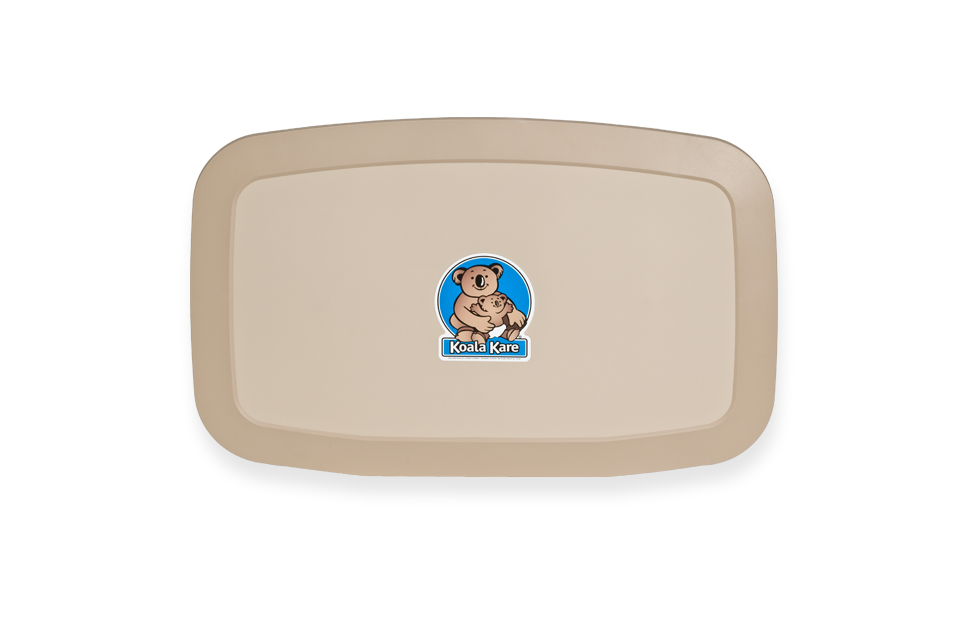 Horizontal Baby Change Station - Earth Closed Wall Mounted