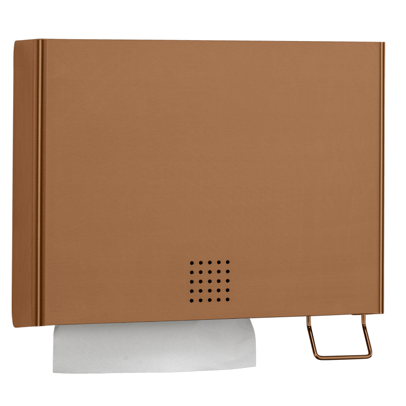 One Copper Combination Towel And Liquid Soap Dispenser, KU-120-LO