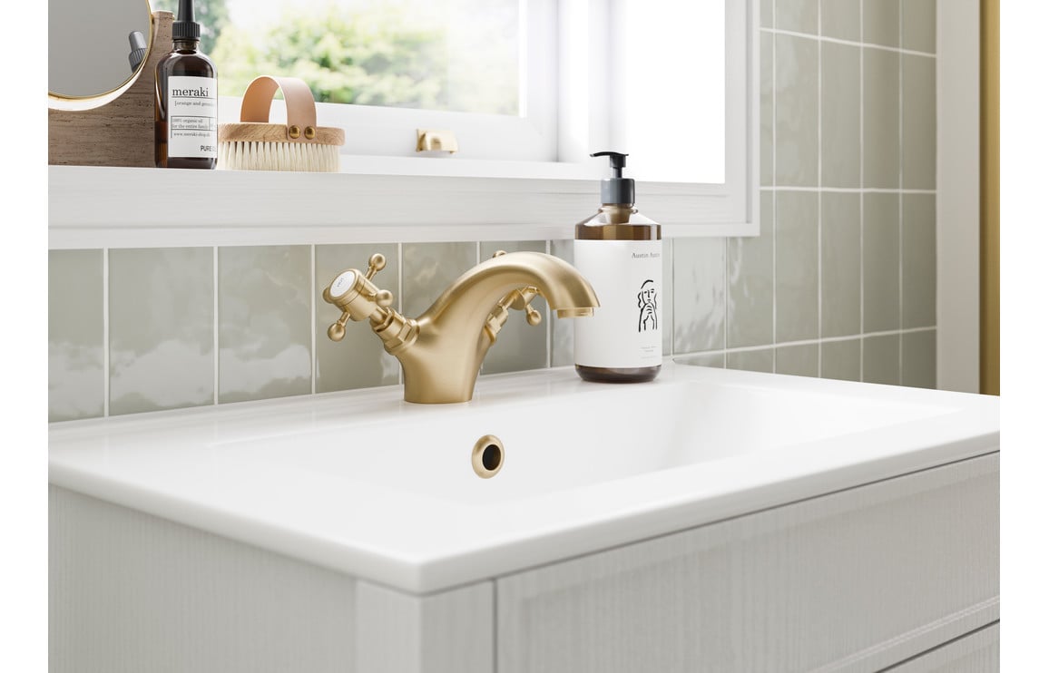 Lavana 810mm Basin Unit (exc. Basin) - Satin White Ash