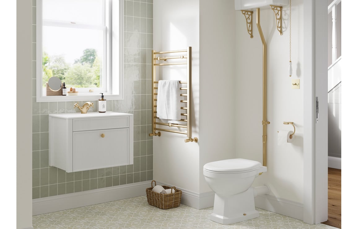 Lavana 810mm Basin Unit (exc. Basin) - Satin White Ash
