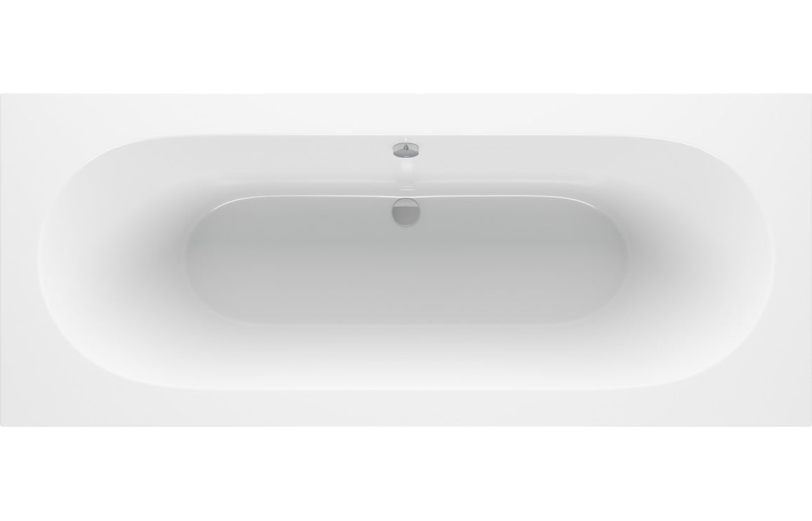 Delia Round Double Ended SUPERCAST 1700x700x550mm 0TH Bath w/Legs