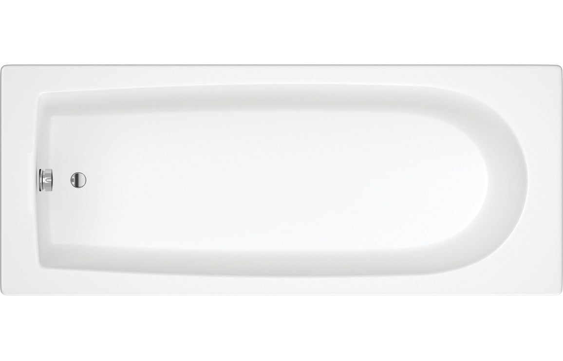 Delia Round Single Ended SUPERCAST 1500x700x550mm 0TH Bath w/Legs