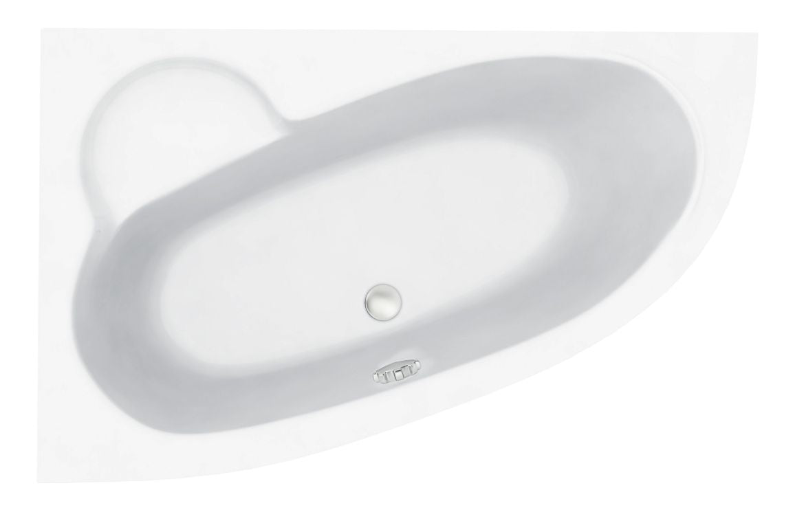 Lennox 1500x950x600mm 0TH Offset Corner Bath w/Legs (LH)