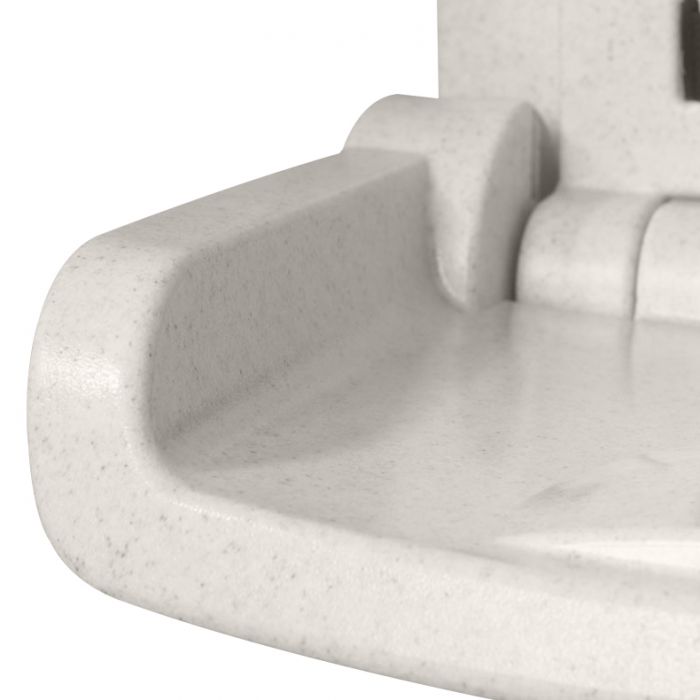 Magrini Wall Mounted Stay-Safe Baby Seat Oatmeal Finish