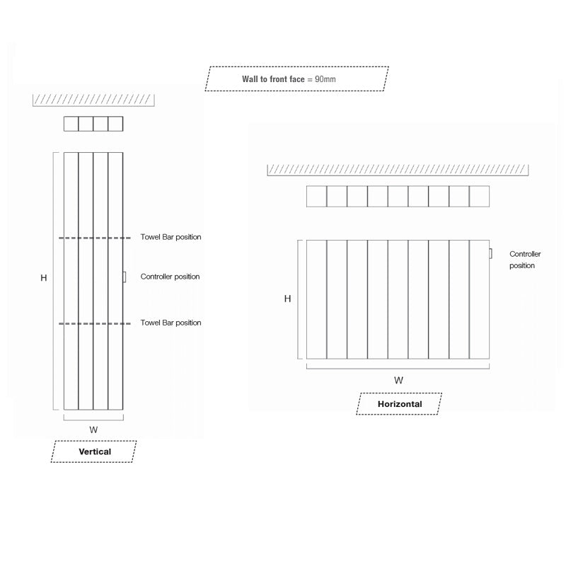 DQ Vela Electric Smart Designer Radiator