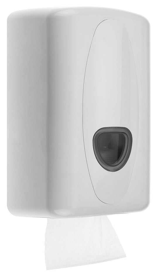 Exterior Finish PlastiQline Multiflat Toilet Tissue Dispenser White