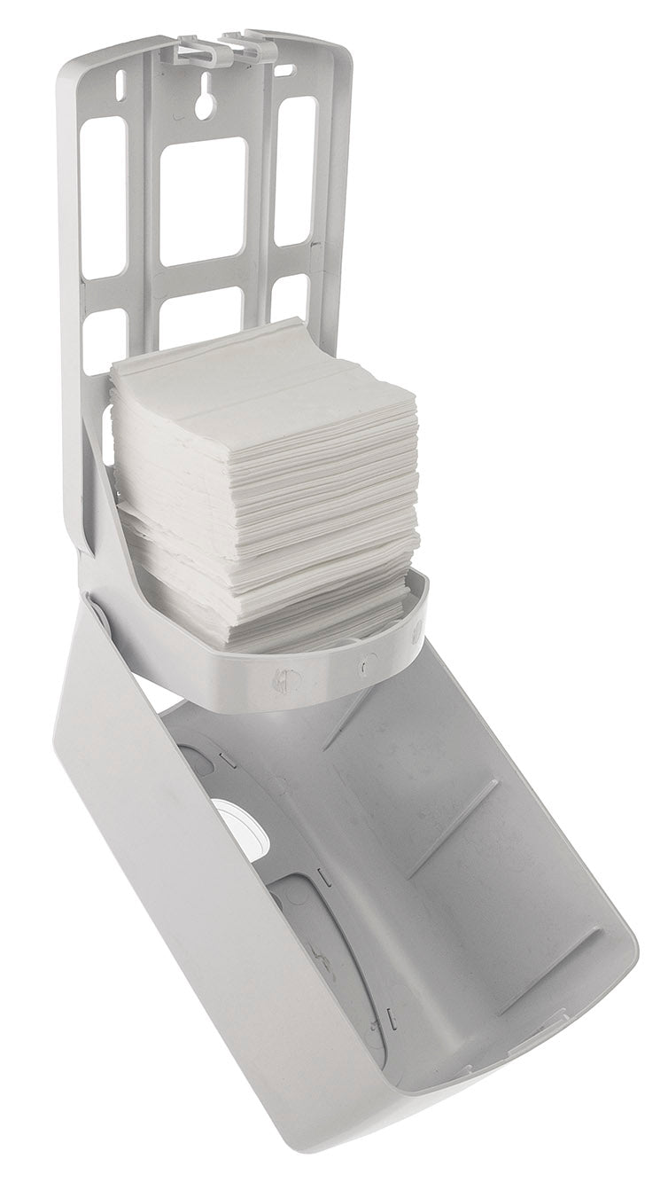 Internal Image PlastiQline Multiflat Toilet Tissue Dispenser White