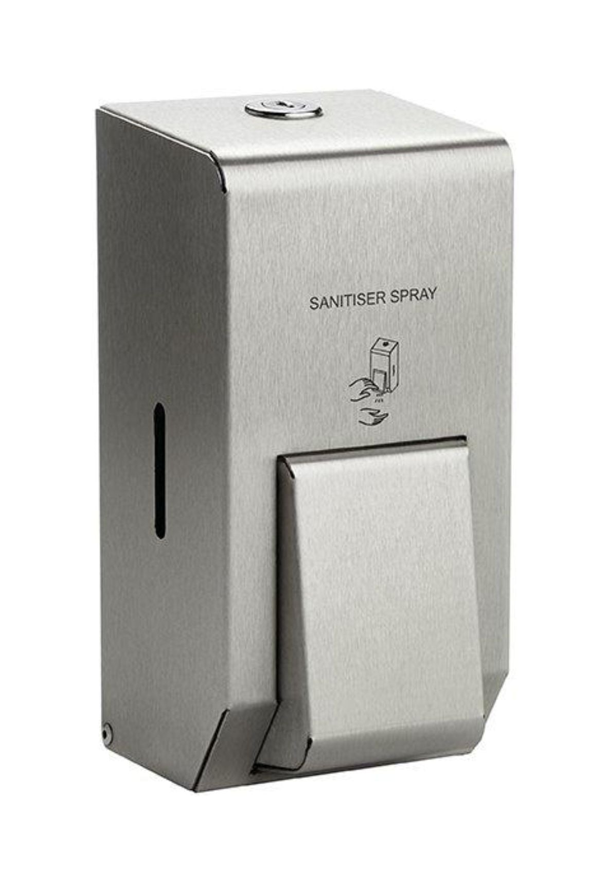 Synergise Sanitiser Dispenser 400ml Brushed Satin