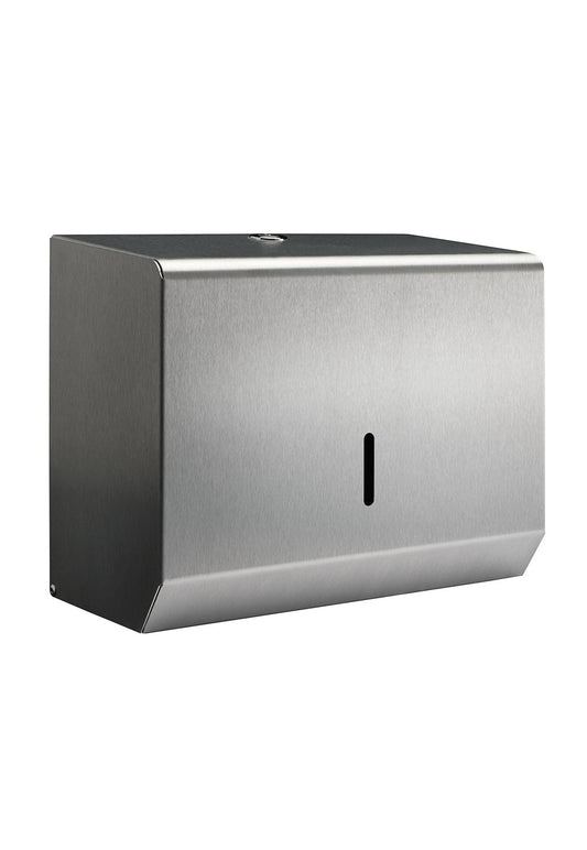 Synergise Brushed Stainless Hand Towel Dispenser Small