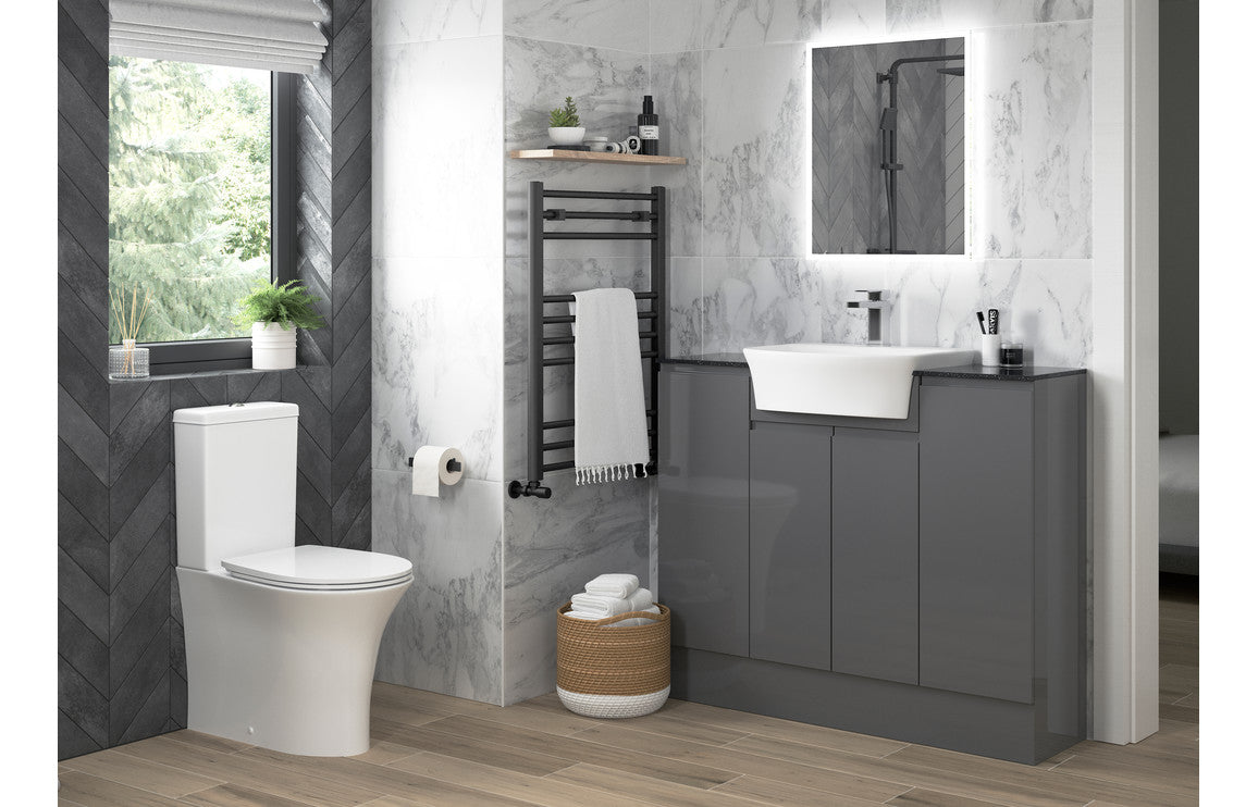 Hesper 500x400mm 1TH Semi Recessed Basin