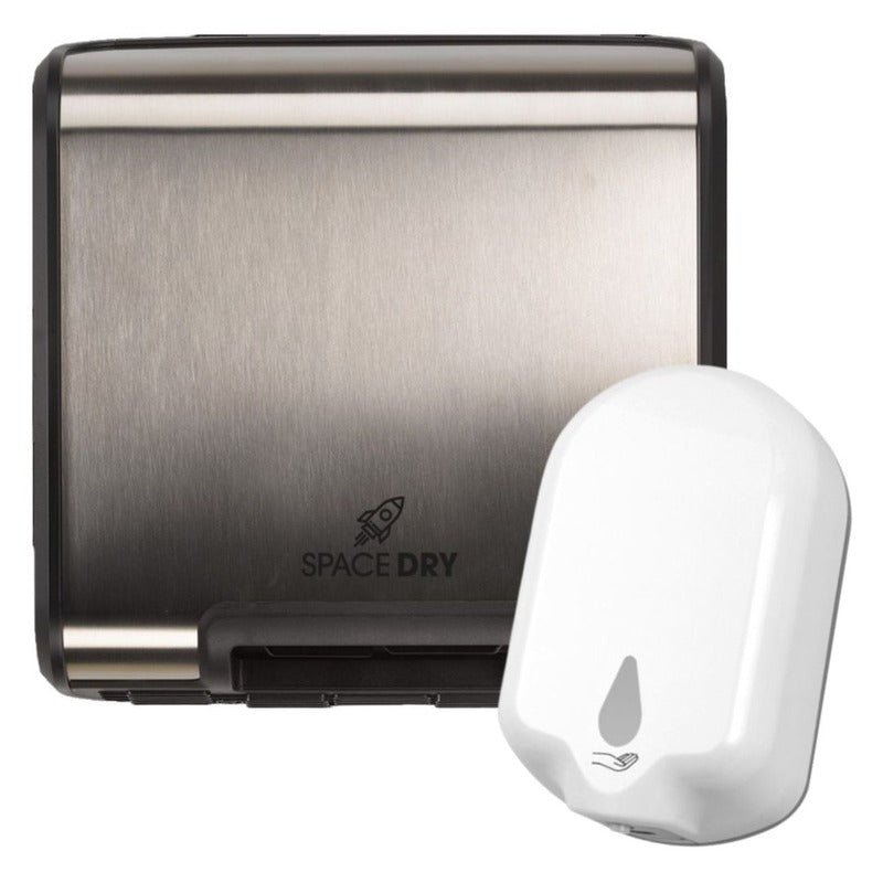 Space Dry Slimline Hand Dryer Brushed Satin
1100ml Soap Dispenser