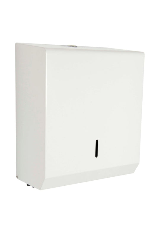 Synergise White Metal Hand Towel Dispenser