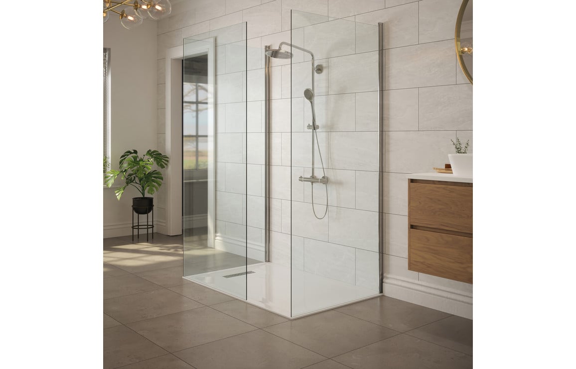 25mm Linear 1100x800mm Slim Rectangular Tray & Waste