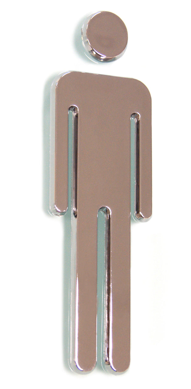 Chrome 'Gents' Sign